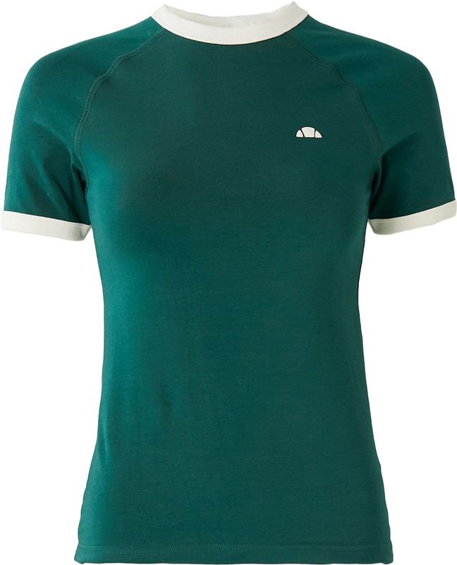ELLESSE - Etchemin - T-shirt - Donkergroen - Slanke Pasvorm