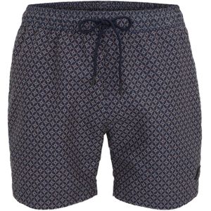BOSS Zwemshorts 'Vibe'  navy / lichtblauw / oranje