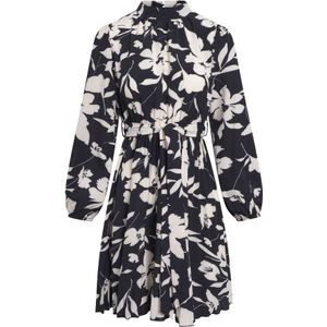 TOOche - Jurk - Zwart / Wit - Blossom Breeze
