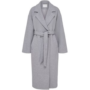 LeGer - Tussenmantel 'Betty' - Grijs Gemêleerd - Trenchcoat