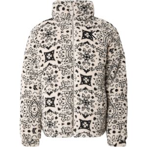 Karl Kani Fleece jas  zwart / offwhite