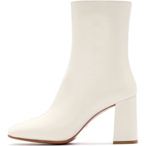 Derimod Enkellaarsjes  crème