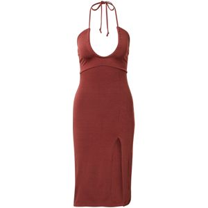 Misspap Jurk  chocoladebruin