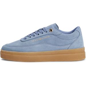 Tommy Hilfiger - Lage Sneakers - Effen - Wildleer - Vetersluiting