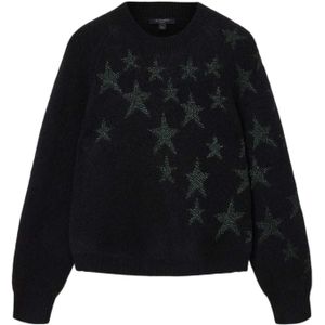 AllSaints Trui 'Cosmos'  donkergroen / zwart