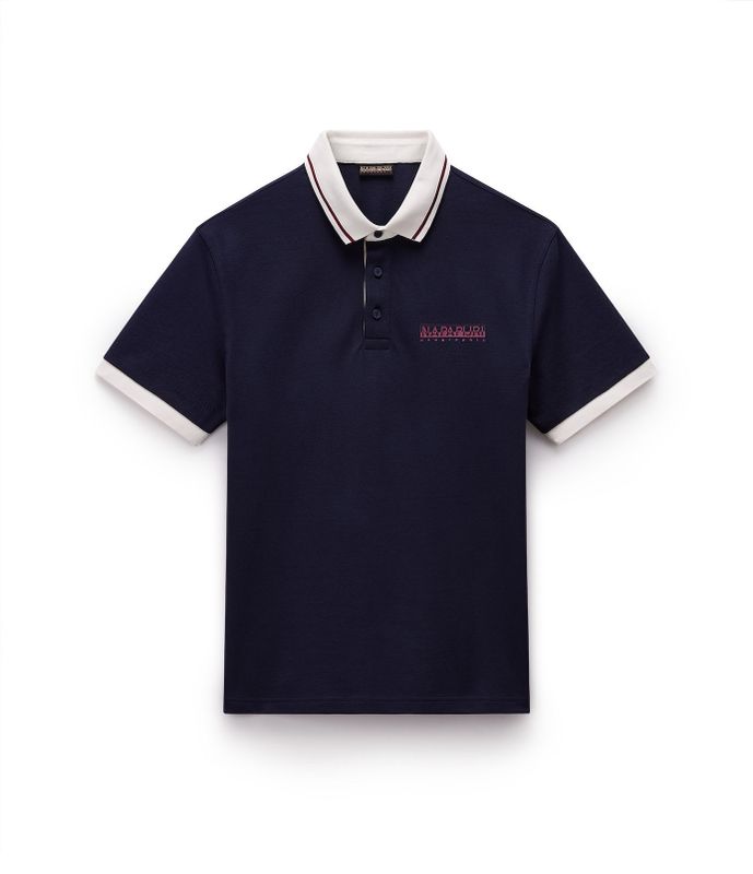 Napapijri - Zeri - Poloshirt - Blauw - Katoen
