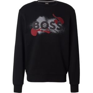 BOSS Sweatshirt 'C-Soleri 215'  grijs / antraciet / bordeaux / zwart