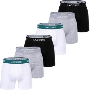 LACOSTE Boxershorts  grijs gemêleerd / zwart / wit