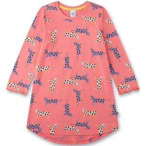 Sanetta Nachthemd  ecru / duifblauw / rosa