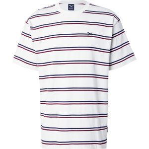 Iriedaily Shirt 'Callum'  blauw / bourgogne / wit