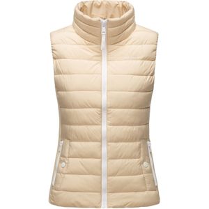MARIKOO Bodywarmer 'Reimii'  lichtbeige / wit