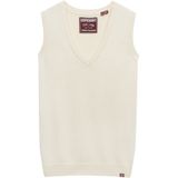 Superdry - Top - Wit - Mouwloos - V-hals