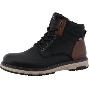 TOM TAILOR Veterboots  bruin / zwart