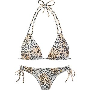 LASCANA Bikini  beige / zwart / wit