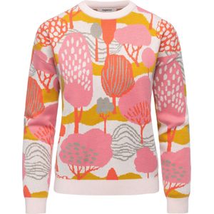 Ragwear Trui 'Treenara'  lichtbeige / grijs / kreeft / pink
