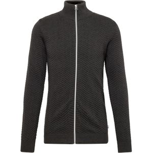 Kronstadt Gebreid vest 'Carlo'  antraciet