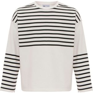 VAMOS CLO Sweatshirt  ecru / zwart