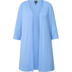 Ulla Popken Gebreid vest  lichtblauw