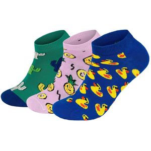 Happy Socks Sokken  blauw / geel / groen / lila / wit