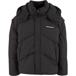 MJ Gonzales Winterjas  zwart / wit