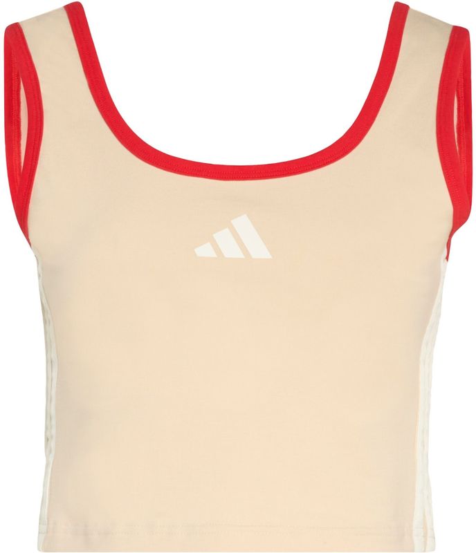 ADIDAS SPORTSWEAR Sporttop 'Stadium'  beige / rood / wit