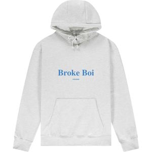 Pockies Sweatshirt 'Broke Boi'  blauw / grijs