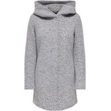 Onlsophia - Jas - Wol - Lange Mouwen - Omkeerbaar - Knoop en Ritssluiting - Lang