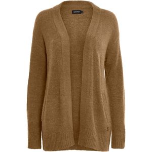 Oxmo Gebreid vest  bruin