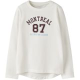 NAME IT Shirt 'NKFVIX'  hemelsblauw / zwart / wit