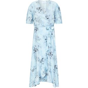 SISTERS POINT Jurk 'GIVLA'  duifblauw / hemelsblauw / zwart