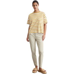 Marc O'Polo Shirt  geel / wit