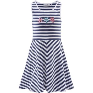 happy girls Jurk  navy / wit