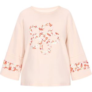 Gaya Shirt 'Fashion Look'  lichtbeige / rosa / rood / wit