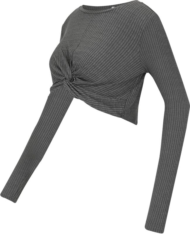 MAMALICIOUS Shirt 'MLANLI'  donkergrijs