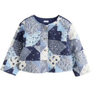 Next Tussenjas  duifblauw / lichtblauw / donkerblauw / wit