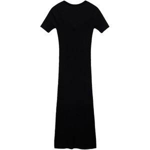 MANGO Jurk 'Nenufar'  zwart