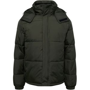 !Solid Winterjas  donkergroen
