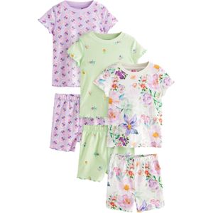 Next Nachtkledij  lichtgroen / lila / perzik / wit