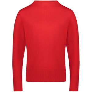 Gebreide pullover met ribboorden
