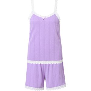 Studio Untold Pyjama  lichtlila / wit