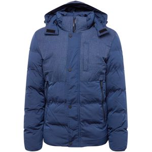 BLEND Winterjas  navy / zwart