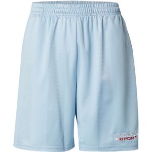 Karl Kani Broek  lichtblauw / bloedrood / offwhite