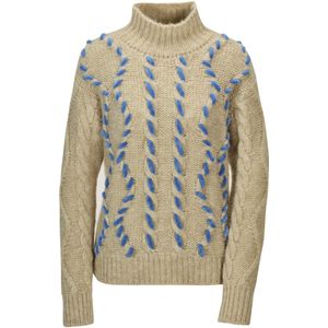 MADELEINE Trui  beige / blauw