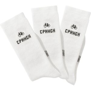 OTTO Copenhagen Studios - Sokken - Off White - Ribstructuur - Set van 3 Paar