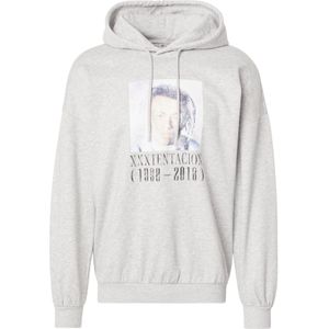 Only & Sons Sweatshirt 'ONSTENTACION'  lichtgrijs / zwart / wit