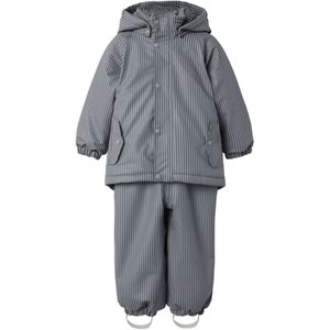 Ladry10 - Gewatteerd Regenkledingset - Waterdicht - Met Afneembare Capuchon