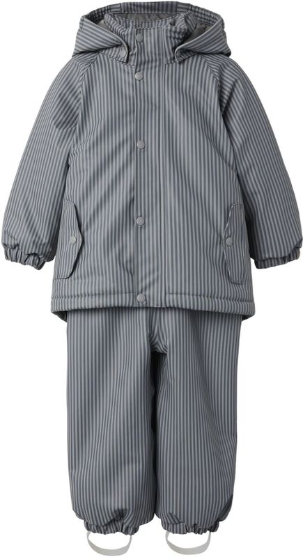 Ladry10 - Gewatteerd Regenkledingset - Waterdicht - Met Afneembare Capuchon