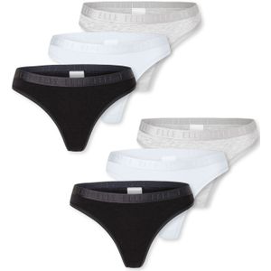 ELLE String  lichtgrijs / zwart / wit