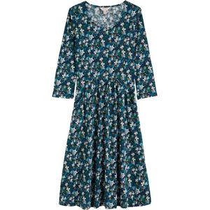 Seasalt Cornwall Jurk 'Enor'  petrol / donkergroen / zwart / wit