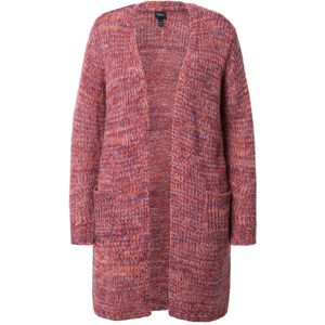 Ulla Popken Gebreid vest  kastanjebruin